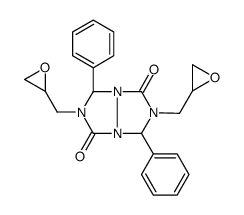 2,6-bis(oxiran-2-ylmethyl)-1,5-diphenyl-1,5-dihydro-[1,2,4]triazolo[1,2-a][1,2,4]triazole-3,7-dione结构式