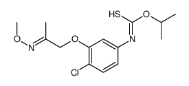 O-propan-2-yl N-[4-chloro-3-[(2E)-2-methoxyiminopropoxy]phenyl]carbamothioate结构式