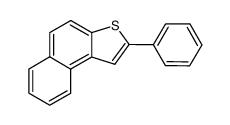 2-Phenylnaphtho[2,1-b]thiophene结构式