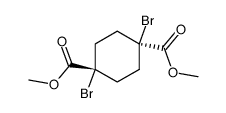 DIMETHYL 1,4-DIBROMOCYCLOHEXANE-1,4-DICARBOXYLATE结构式