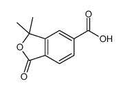3,3-dimethyl-1-oxo-2-benzofuran-5-carboxylic acid Structure