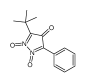 3-tert-butyl-1,2-dioxido-5-phenylpyrazole-1,2-diium-4-one Structure