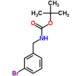 1-(BOC-氨甲基)-3-溴苯结构式