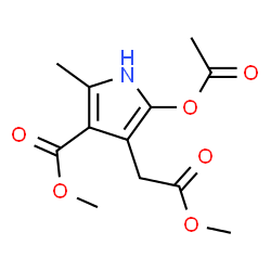 METHYL 2-ACETOXY-4-METHOXYCARBONYL-5-METHYLPYRROL-3-YLACETATE picture