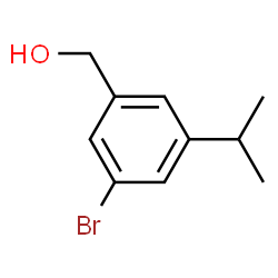 3-Bromo-5-(1-methylethyl)-benzenemethanol Structure