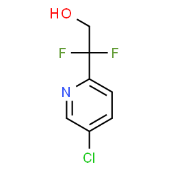 2-(5-氯吡啶-2-基)-2,2-二氟乙烷-1-醇结构式