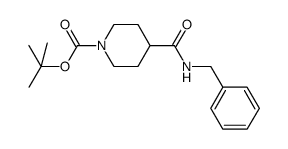 N-Benzyl 1-BOC-piperidine-4-carboxamide structure