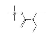 Diethyldithiocarbamic acid trimethylsilyl ester Structure