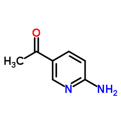 2-氨基-5-乙酰基吡啶结构式