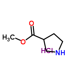 3-吡咯烷甲酸甲酯盐酸盐结构式