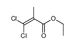 ethyl 3,3-dichloro-2-methylprop-2-enoate结构式