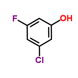 3-氯-5-氟苯酚结构式