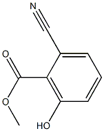 2-氰基-6-羟基苯甲酸甲酯结构式