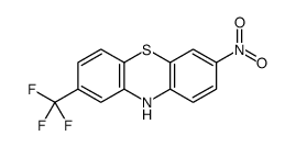 7-nitro-2-(trifluoromethyl)-10H-phenothiazine结构式