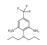 2-N,2-N-dipropyl-5-(trifluoromethyl)benzene-1,2,3-triamine结构式