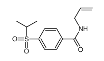 N-Allyl-p-(isopropylsulfonyl)benzamide结构式