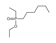 1-[ethoxy(ethyl)phosphoryl]hexane Structure