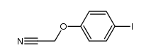 (4-Iodo-phenoxy)-acetonitrile Structure