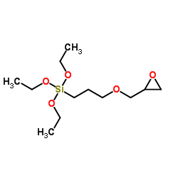 3-缩水甘油醚氧基丙基三乙氧基硅烷结构式