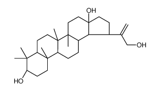 13,28-Epoxyoleanane-3β,16α-diol结构式