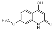 4-羟基-7-甲氧基喹啉-2-酮结构式