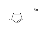 5-(Trimethylstannyl)-1,3-cyclopentadiene结构式