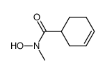 3-Cyclohexene-1-carboxamide,N-hydroxy-N-methyl-(9CI) Structure
