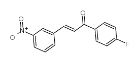 3-硝基-4-氟查尔酮结构式