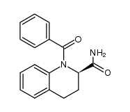 (R)-1-benzoyl-1,2,3,4-tetrahydroquinoline-2-carboxamide结构式