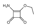 2-氨基-1-乙氧基-3,4-二氧代-1-环丁烯结构式