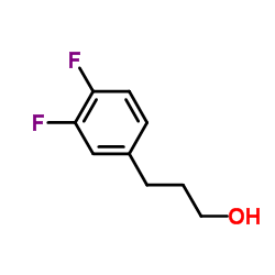 3-(3,4-二氟苯基)-1-丙醇结构式