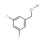 3,5-difluorobenzylzinc bromide Structure
