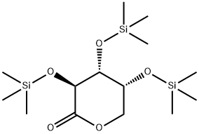 2-O,3-O,4-O-Tris(trimethylsilyl)-D-arabinoic acid δ-lactone结构式