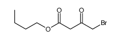 butyl 4-bromo-3-oxobutanoate结构式