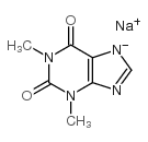 1H-Purine-2,6-dione,3,9-dihydro-1,3-dimethyl-, sodium salt (1:1) picture