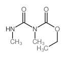 ethyl N-methyl-N-(methylcarbamoyl)carbamate Structure