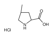 (4R)-4-Methyl-L-proline hydrochloride (1:1) Structure