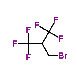 2-溴甲基-1,1,1,3,3,3-六氟丙烷结构式