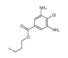butyl 3,5-diamino-4-chlorobenzoate Structure