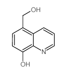 5-(羟基甲基)喹啉-8-醇结构式
