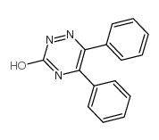 5,6-二苯基-3-羟基-1,2,4-三嗪结构式