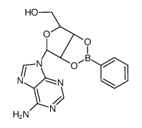 腺苷-2',3'-邻苯基硼酸酯结构式