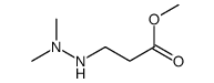 methyl 3-(2,2-dimethylhydrazinyl)propanoate结构式