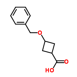 3-苄氧基环丁烷羧酸结构式