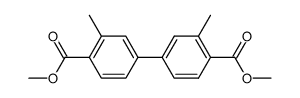 3,3'-Dimethylbiphenyl-4,4'-dicarbonsaeure-dimethylester Structure