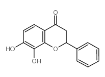 7,8-dihydroxyflavanone Structure