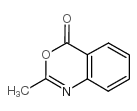 2-甲基-4H-3,1-苯并噁嗪-4-酮结构式