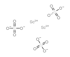 硫酸钪(III)八水合物结构式