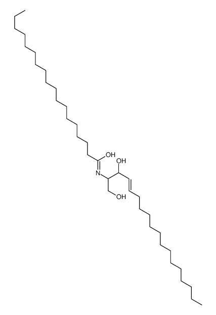 N-(1,3-dihydroxyoctadec-4-en-2-yl)octadecanamide Structure