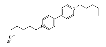 1-pentyl-4-(1-pentylpyridin-1-ium-4-yl)pyridin-1-ium,dibromide结构式